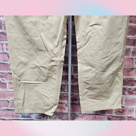 Amazon Essentials Canvas Work Pants – Men’s Size 36x31 Khaki Cotton Utility NEW - Picture 2 of 4